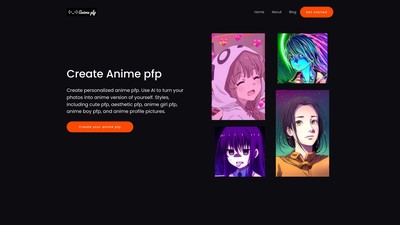 Anime pfp - AI Tool