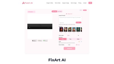 FixArt AI AI Tool